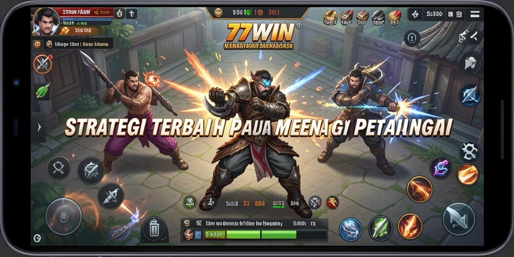 Tampilan gameplay 77WIN yang strategis dan mendebarkan.