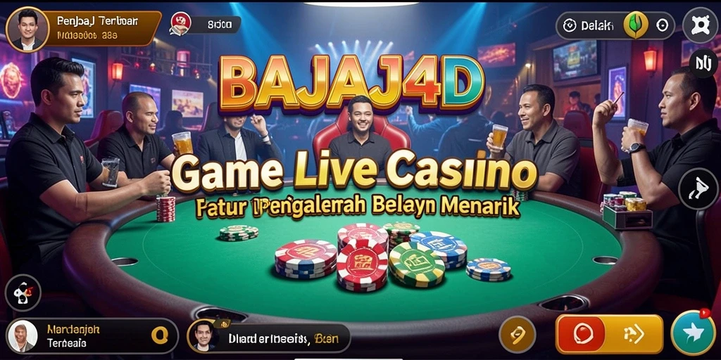 Tampilan gameplay Live Casino yang menarik di BAJAJ4D.