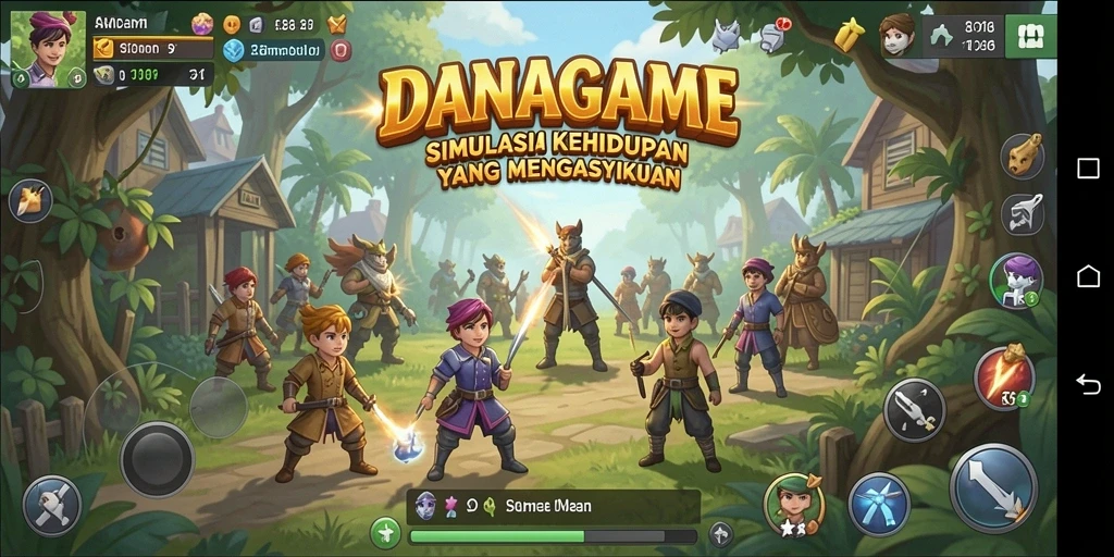 Tangkap momen seru gameplay DANAGAME dengan simulasi yang menarik.