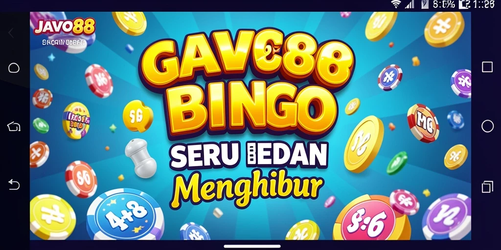 Tampilan menarik dari gameplay Bingo di JAVO88.