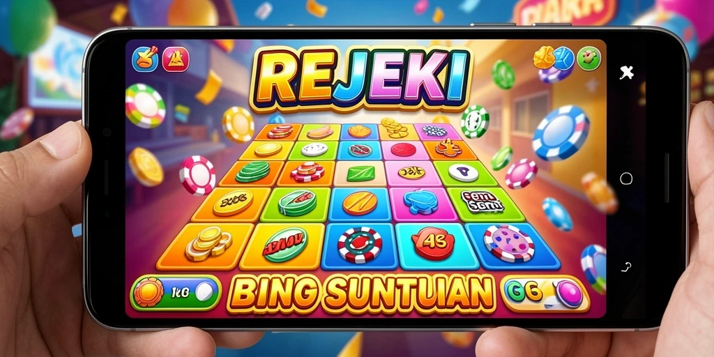 Tampilan gameplay seru dari permainan Bingo REJEKI.