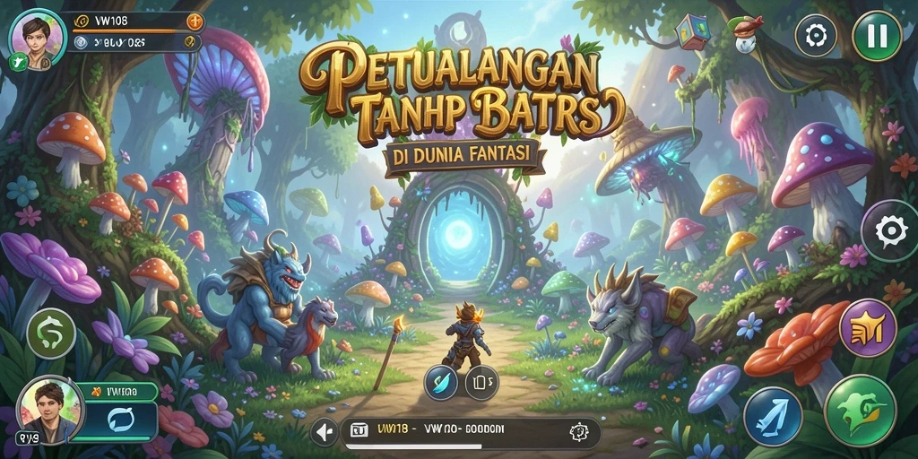 Tangkapan layar VW108 menunjukkan petualangan seru dalam grafis menakjubkan.